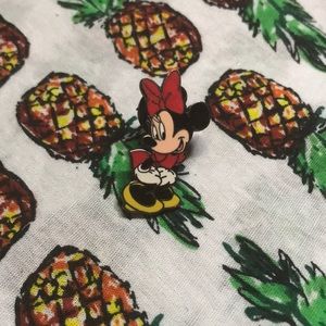 Disneyland Minnie mouse red dress pin